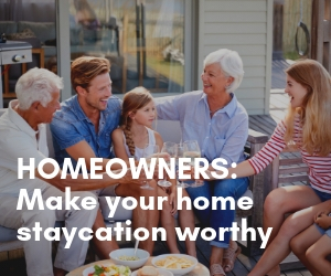 Homeowners: Make your home staycation worthy